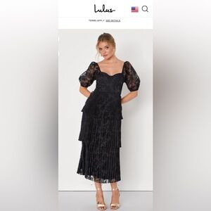 Black dress, size small